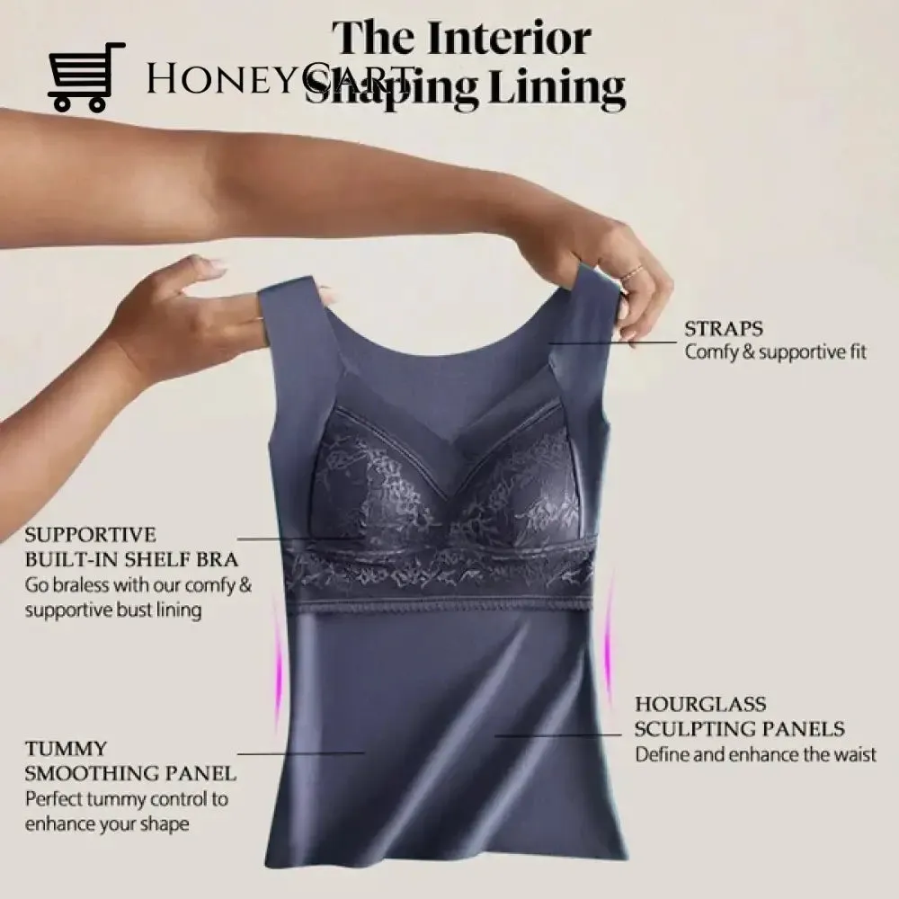 2 in 1 Built in Bra Thermal Underwear