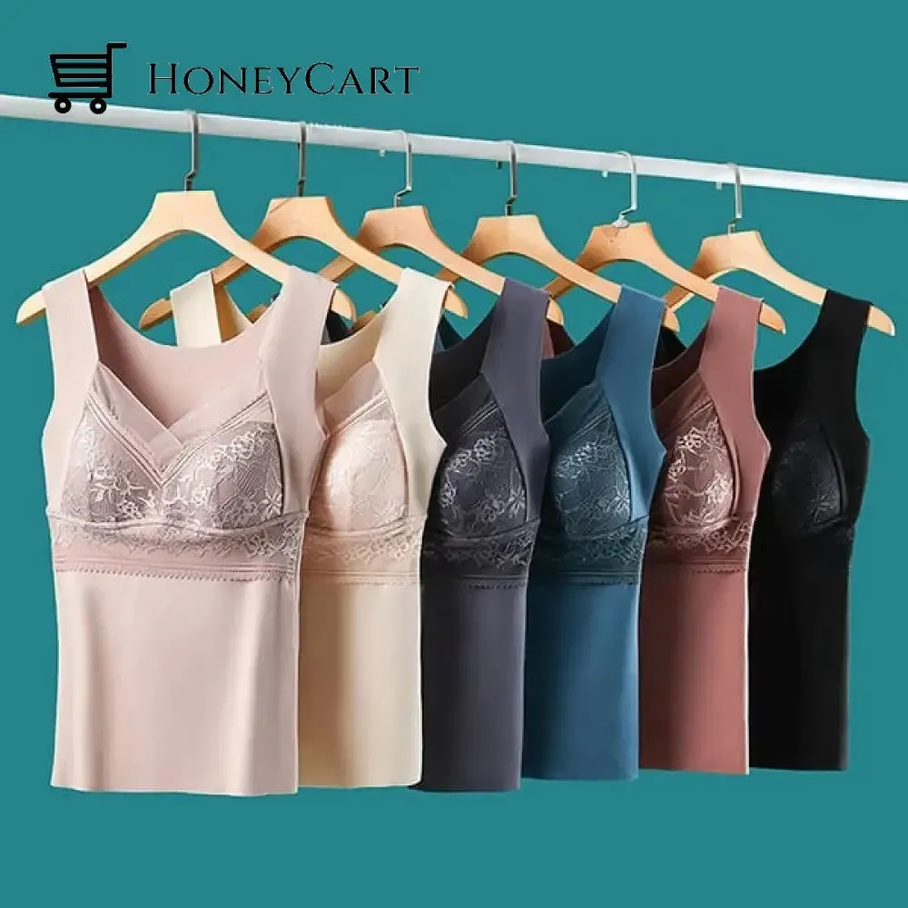 2 in 1 Built in Bra Thermal Underwear