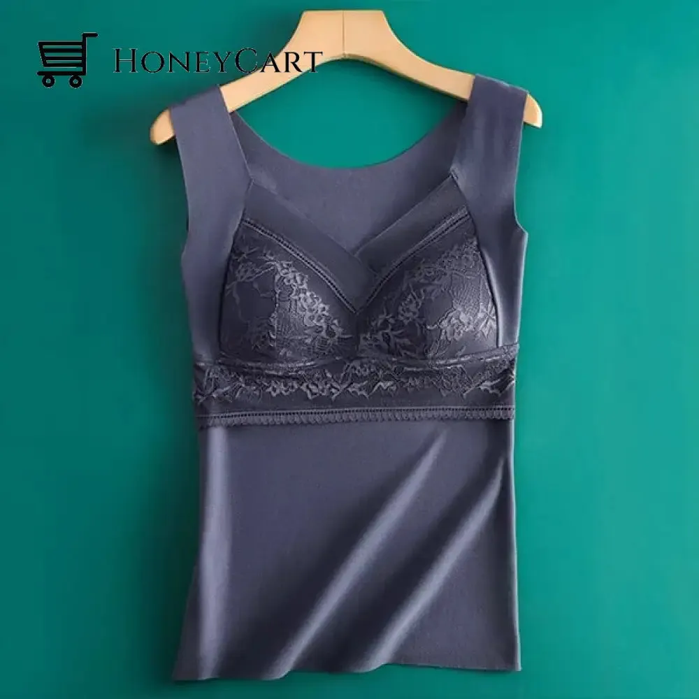 2 in 1 Built in Bra Thermal Underwear