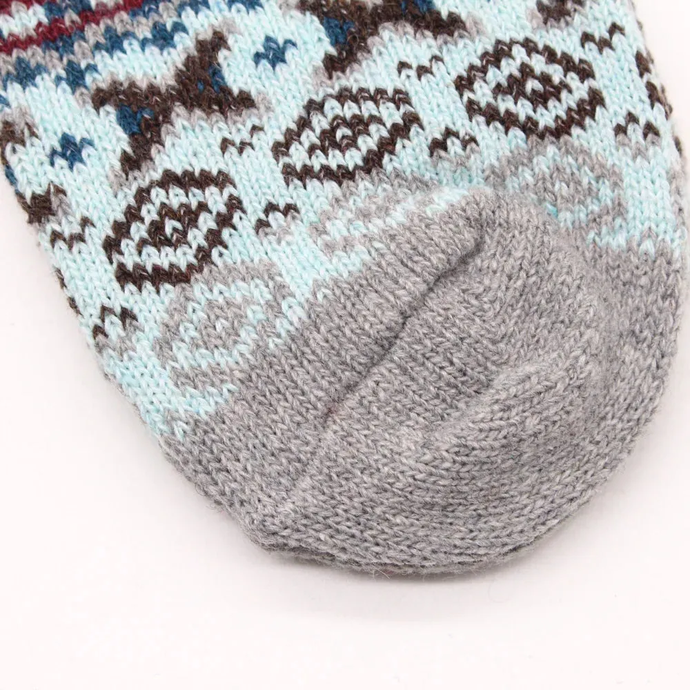5 Pairs Autumn and Winter Fashion Thick Warm Thermal Cashmere Snow Women Rabbit Wool Socks