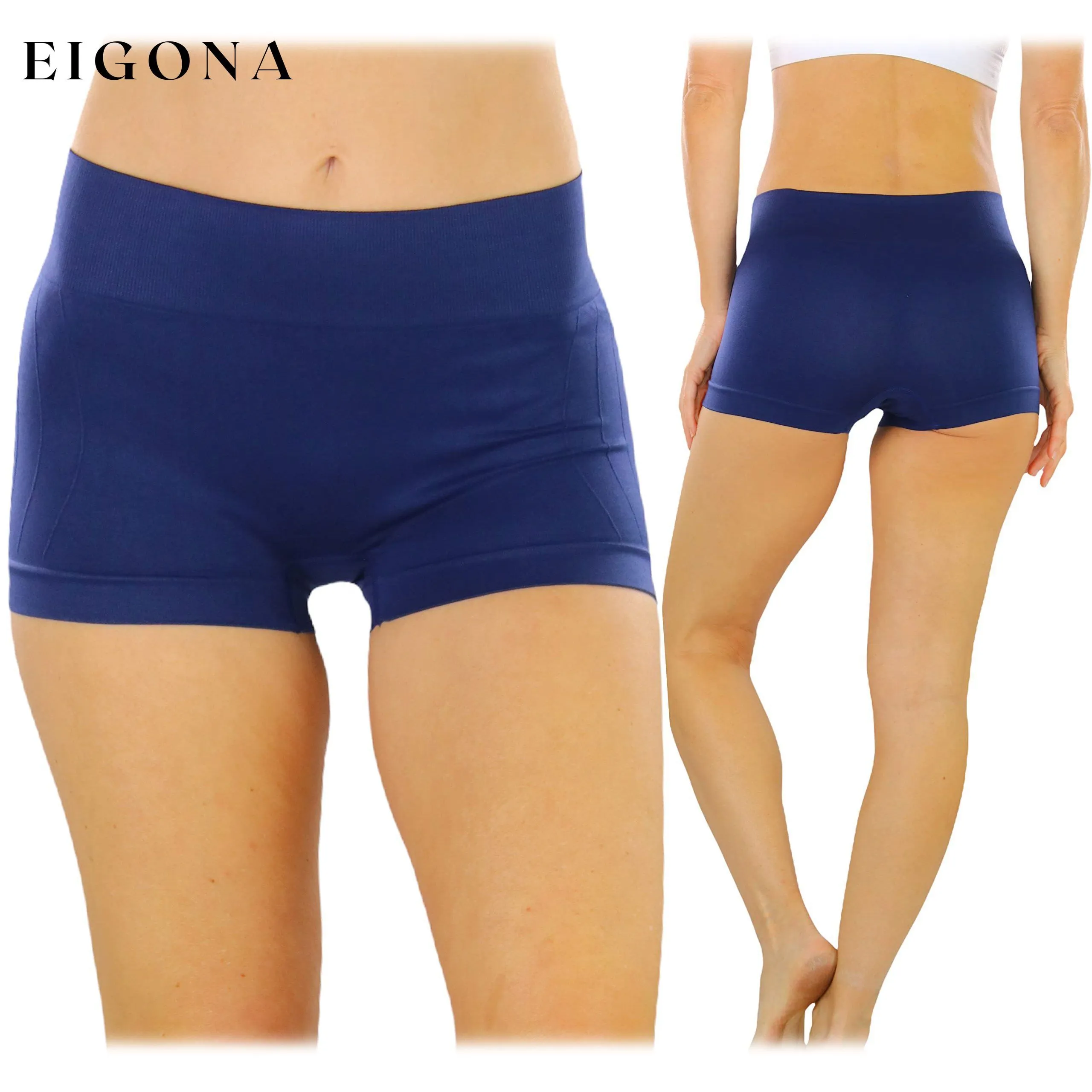 6-Pack: Women's Stretch Microfiber Cheeky Boyshort Panties