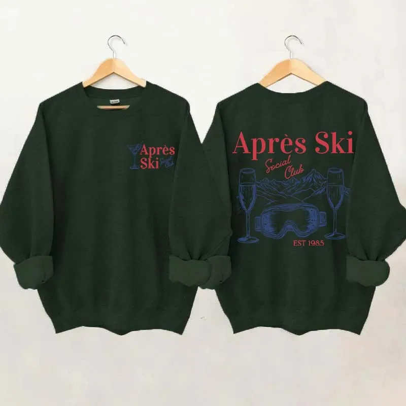 Apres Ski Social Club Mountain Cabin Sweatshirt