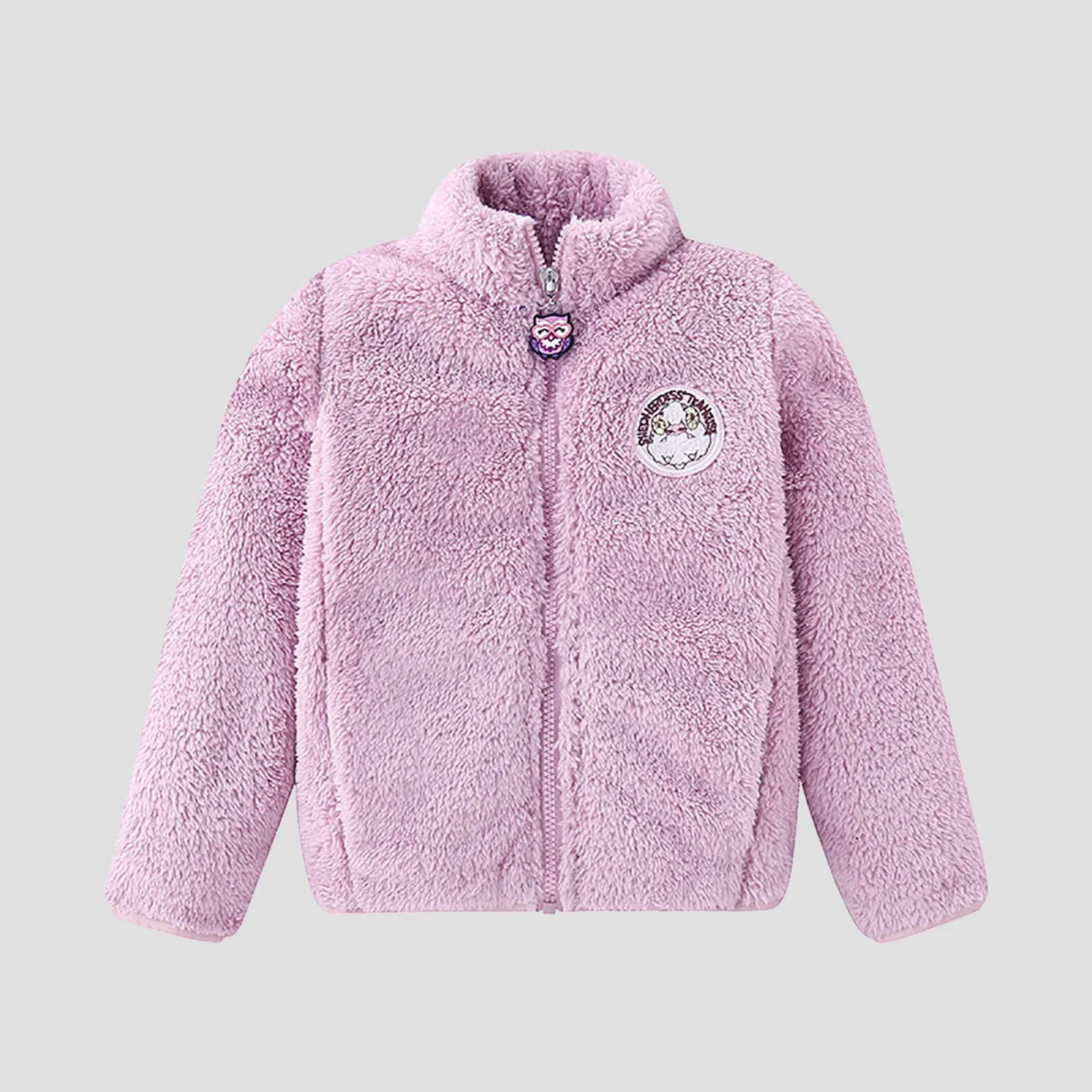 Augper Toddler Kids Baby Boys Girls Fashion Cute Solid Color Windproof Zipper Jacket Keep Warm Coat