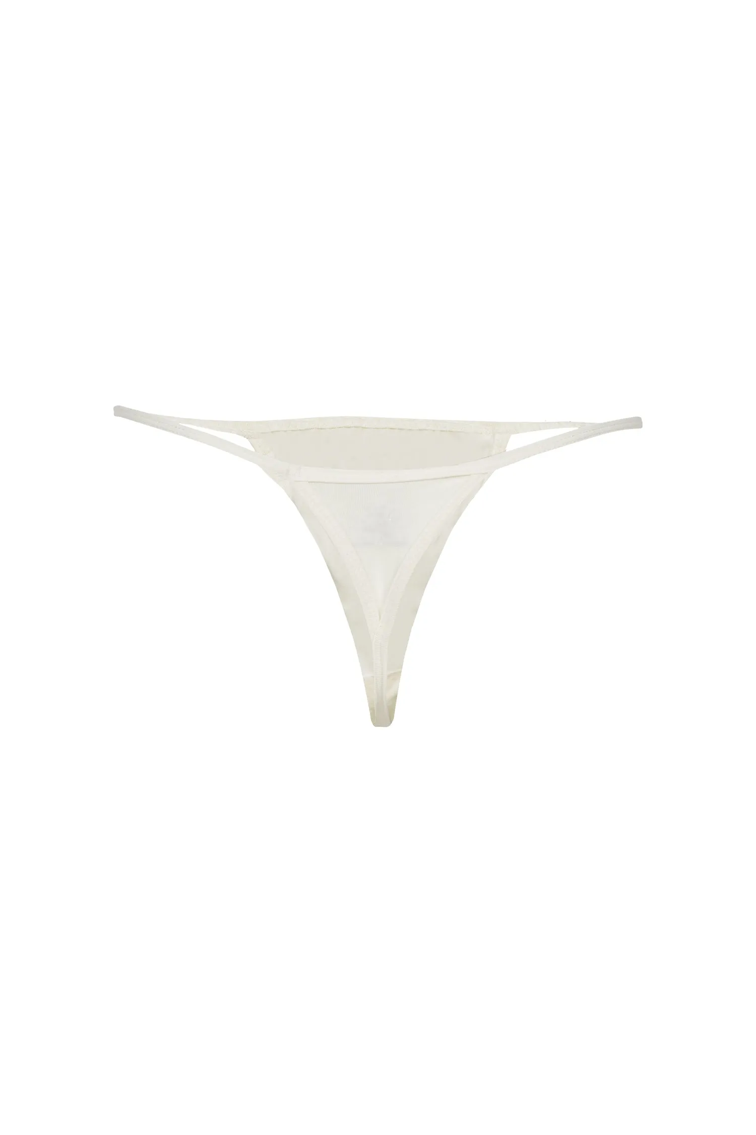 Bamboo G-String - Cream