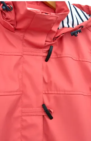 Batela Raincoat With Stripe Lining And Hood