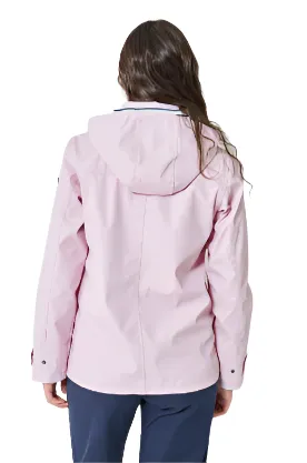 Batela Raincoat With Stripe Lining And Hood