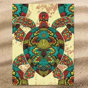 Bohemian Sea Turtle Jumbo Towel