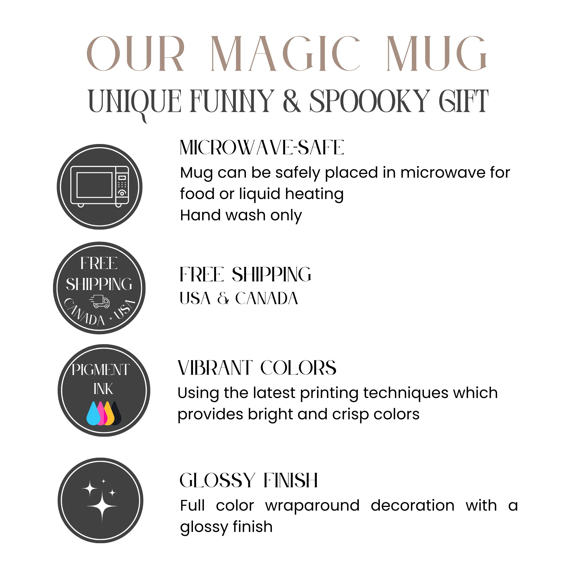 Born to Ski Magic Color-Changing Mug – Heat Sensitive, White Deer Design