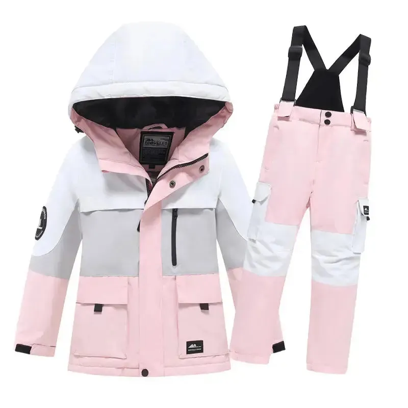 Boys & Girls Ski Overalls Outdoor Snow Jackets & Pants