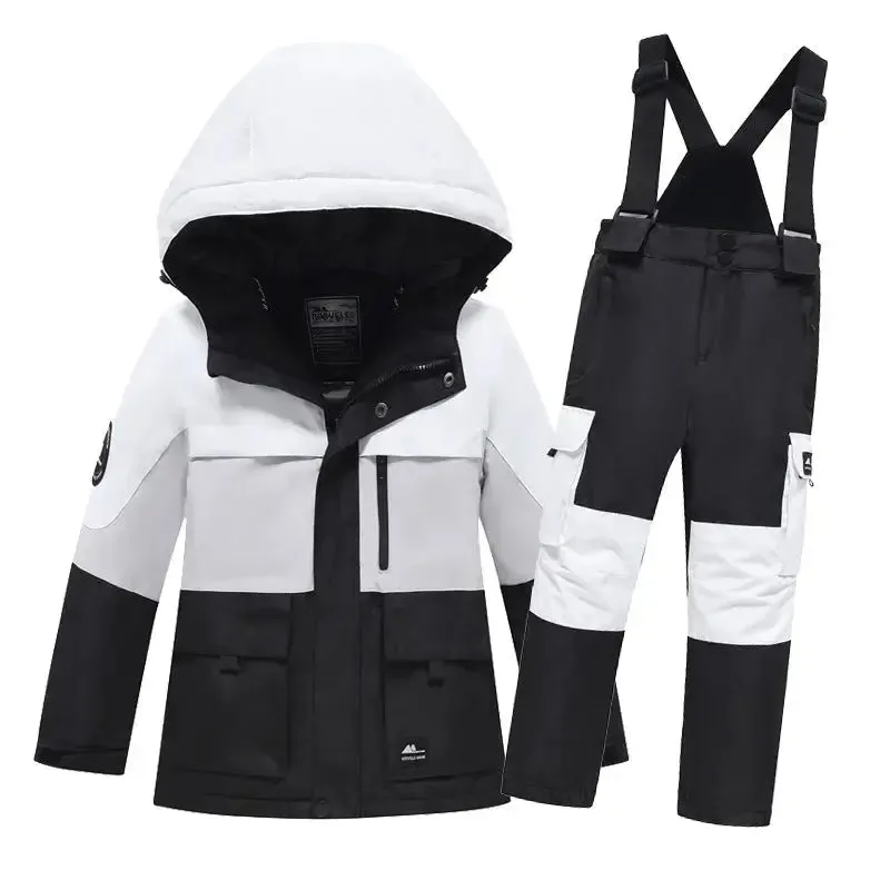 Boys & Girls Ski Overalls Outdoor Snow Jackets & Pants