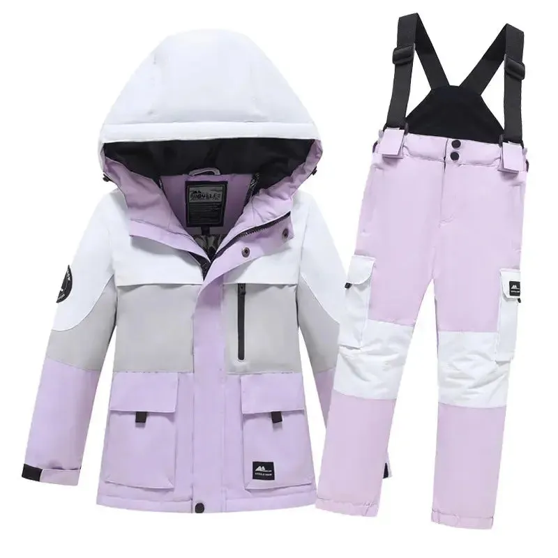 Boys & Girls Ski Overalls Outdoor Snow Jackets & Pants
