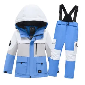 Boys & Girls Ski Overalls Outdoor Snow Jackets & Pants