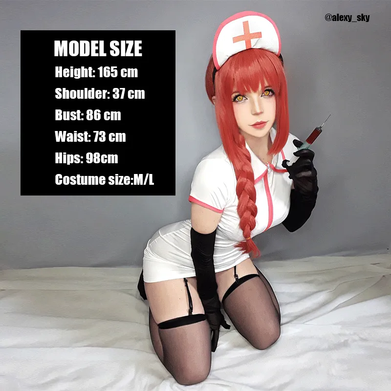 Chainsaw Man Power/Makima Nurse Cosplay Costume