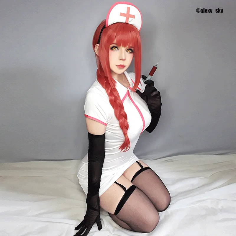 Chainsaw Man Power/Makima Nurse Cosplay Costume