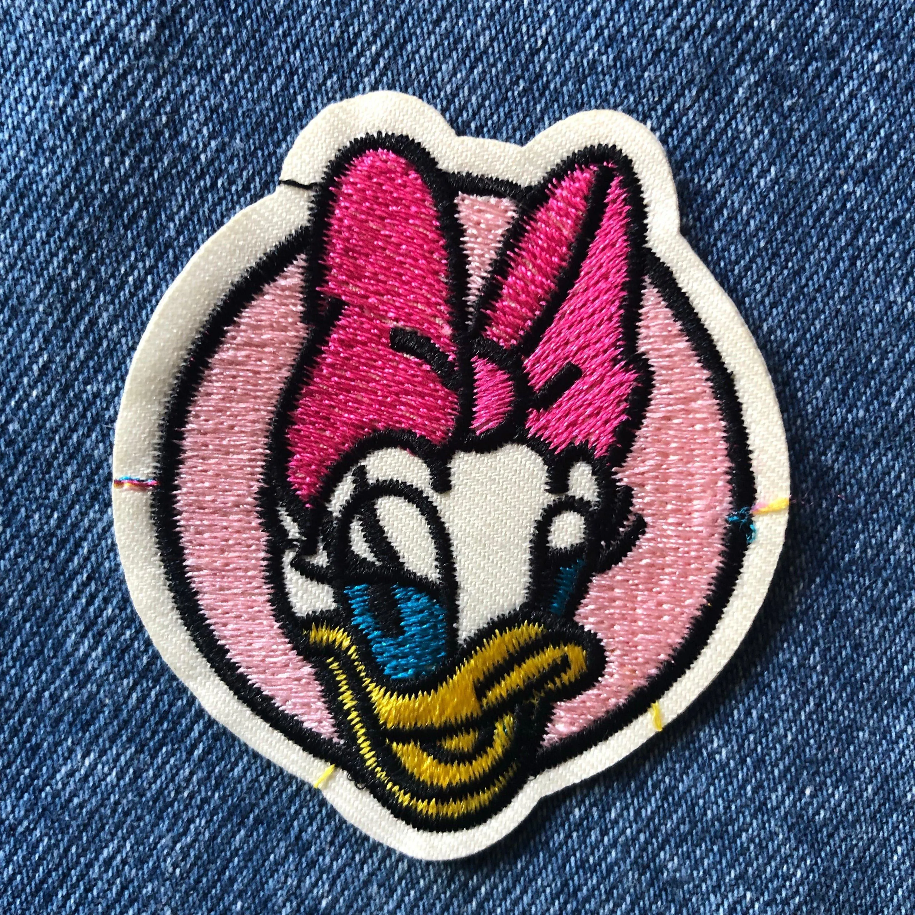 Daisy Duck- Embroidered Cloth Patch