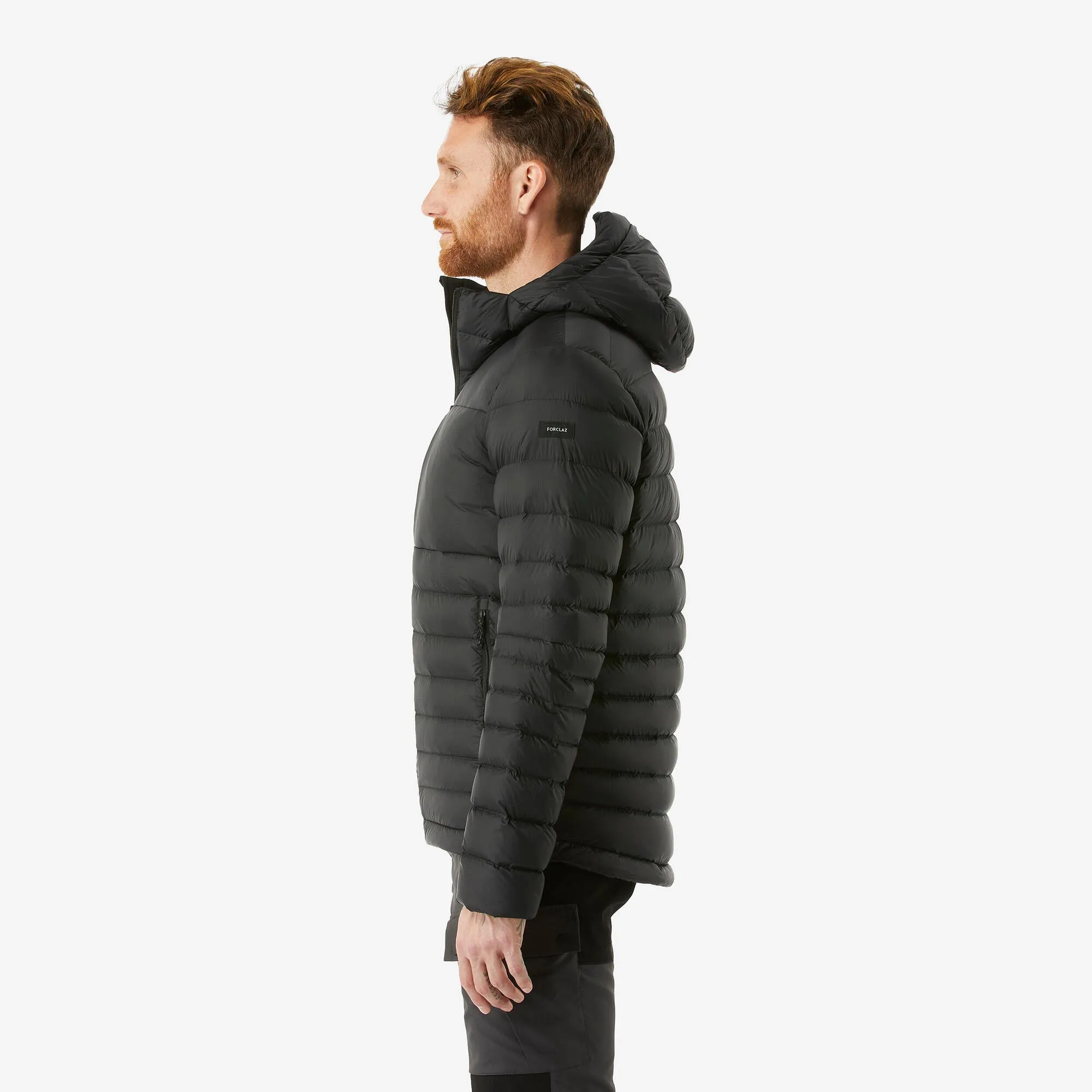 Forclaz Men's mountain and Backpacking padded and hooded jacket - MT500 14F