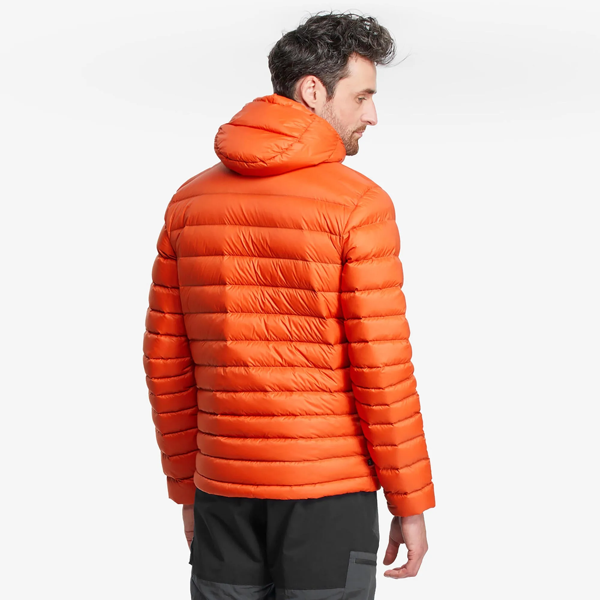 Forclaz Men's mountain and Backpacking padded and hooded jacket - MT500 14F