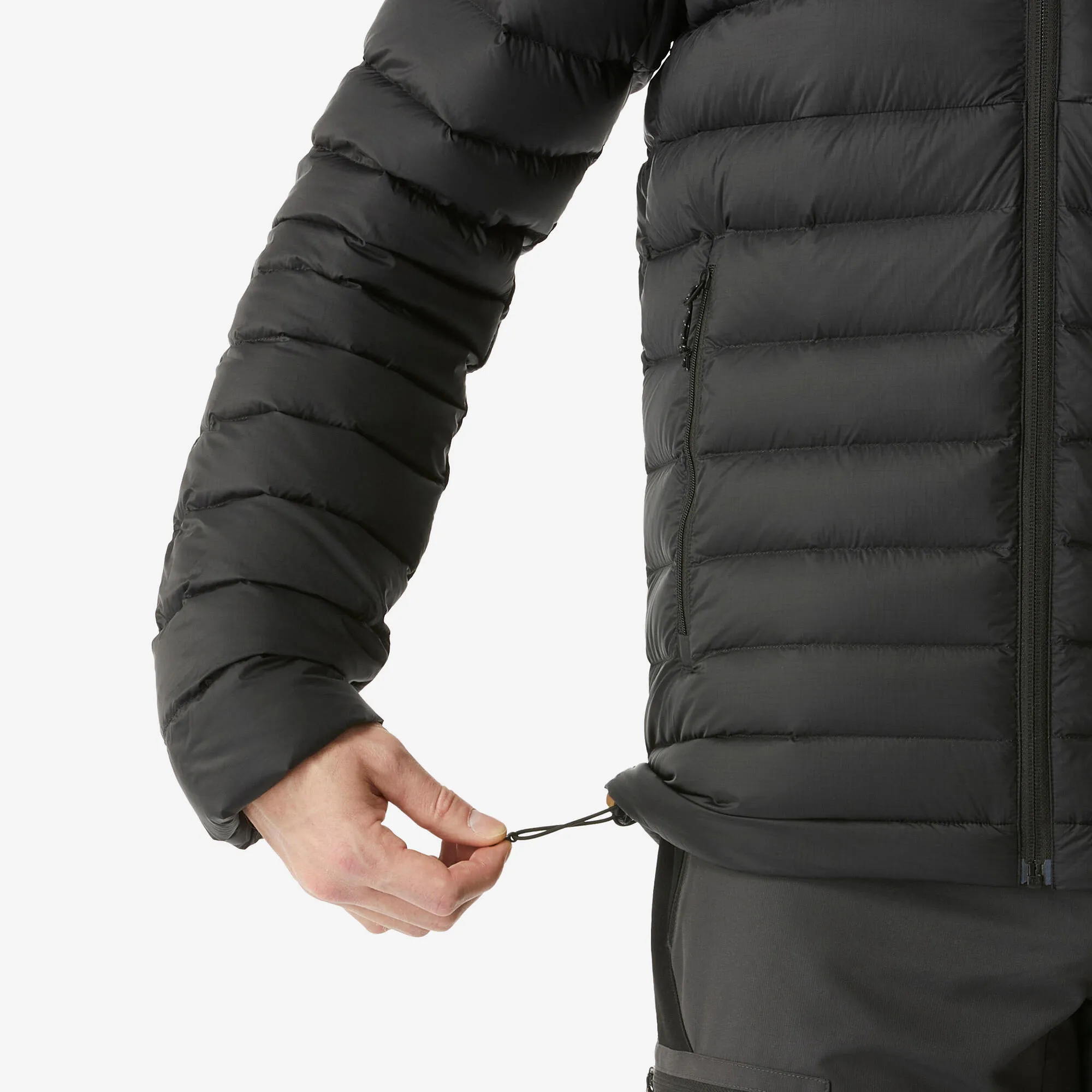 Forclaz Men's mountain and Backpacking padded and hooded jacket - MT500 14F