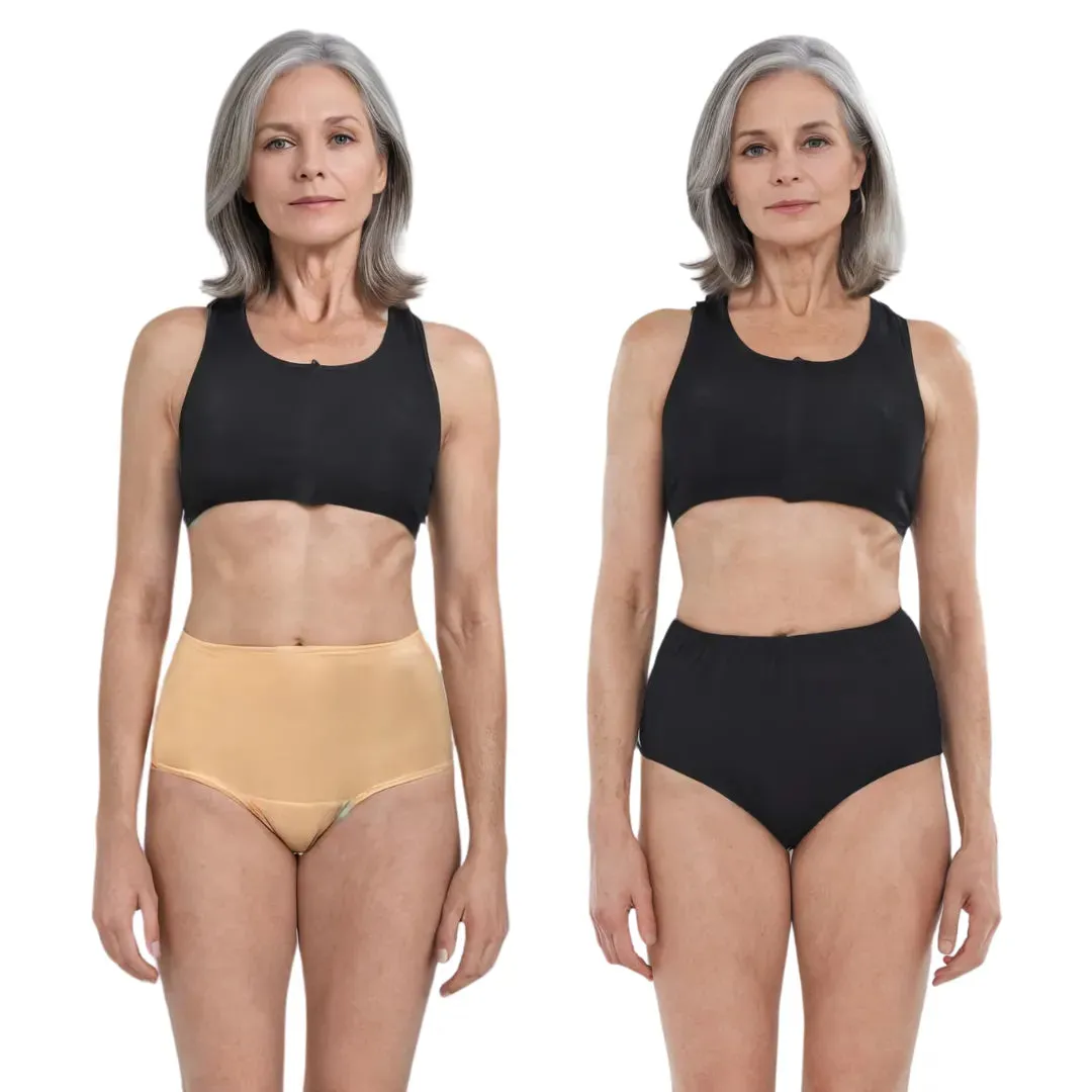 Incontinence Underwear | Leakproof Crotch | High Waist | Absorbs 25ml Of Leaks |  Washable & Reusable | Pack Of 2