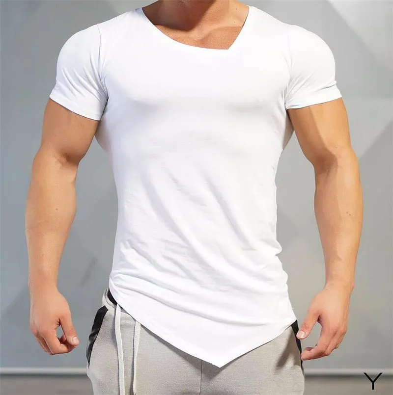 Irregular Slim Sports T-Shirt