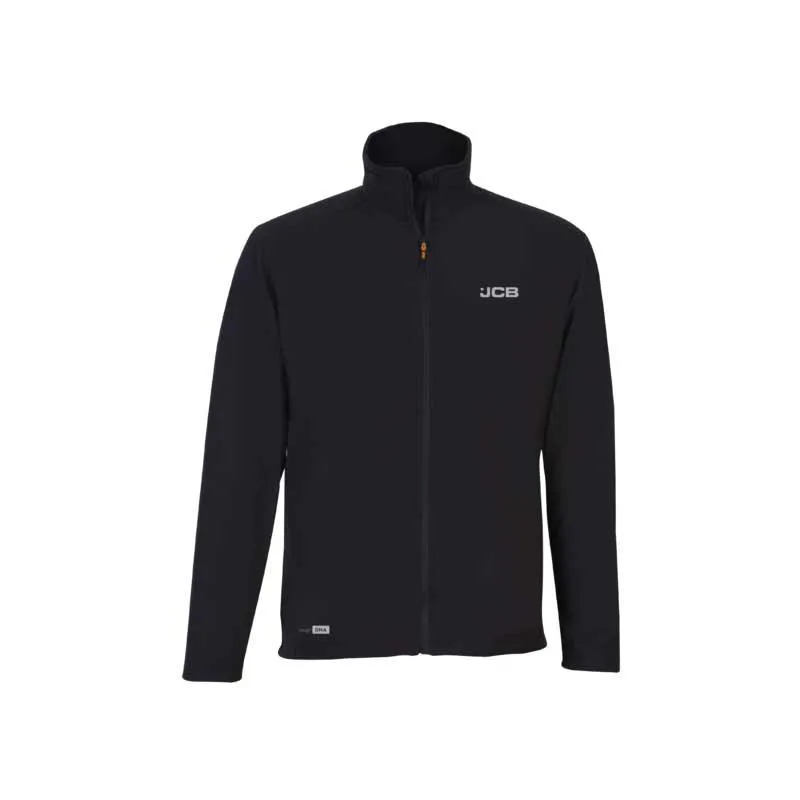 JCB Soft Shell Jacket Slim Fit Black