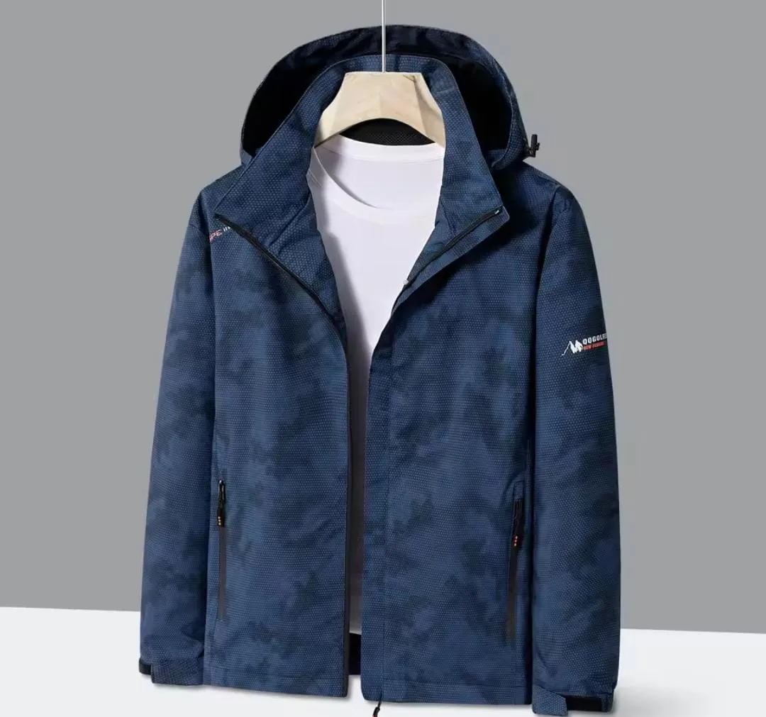 Men' Outdoor Windproof Waterproof Jacket Fashionable Jacket    262728 XL