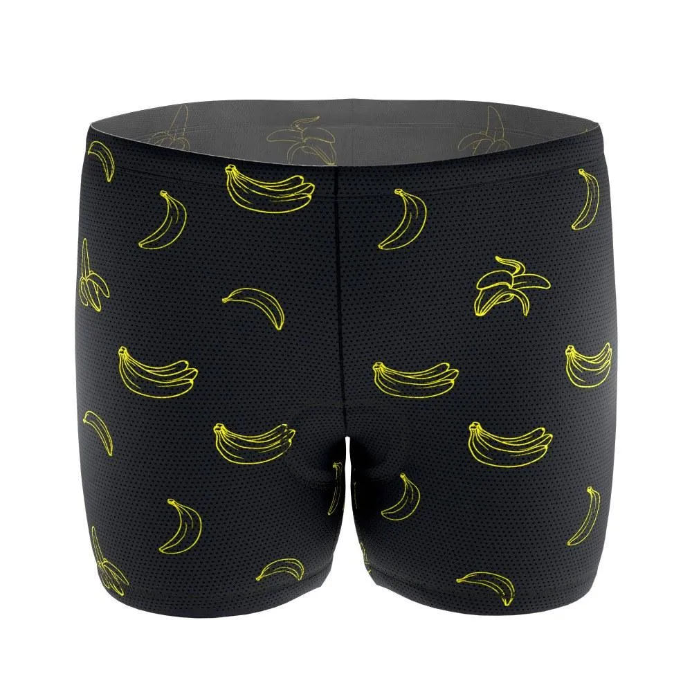 Men's Must Be Bananas Gel Padded Cycling Underwear-Shorts
