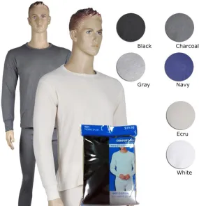 men's thermal underwear sets - white Case of 36