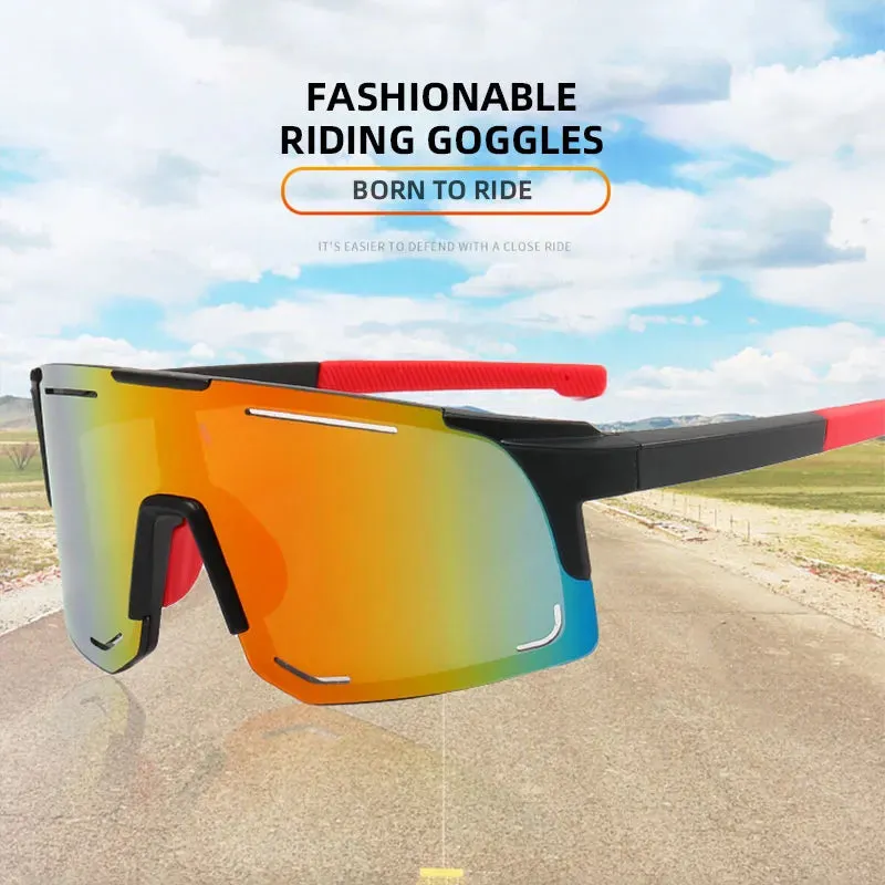 New Outdoor Glasses Bicycle Windproof Men's And Women's Cycling Sunglasses Cross-border European And American Sports Sunglasses