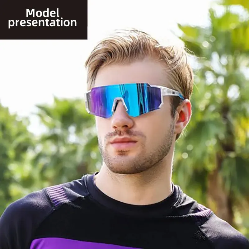 New Outdoor Glasses Bicycle Windproof Men's And Women's Cycling Sunglasses Cross-border European And American Sports Sunglasses