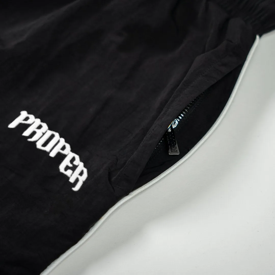 PROPER VARSITY PANTS BLACK/WHITE