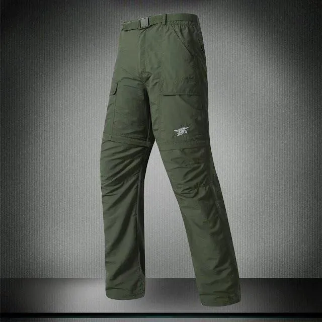 Quick Dry Detachable Cargo Pants   Belt