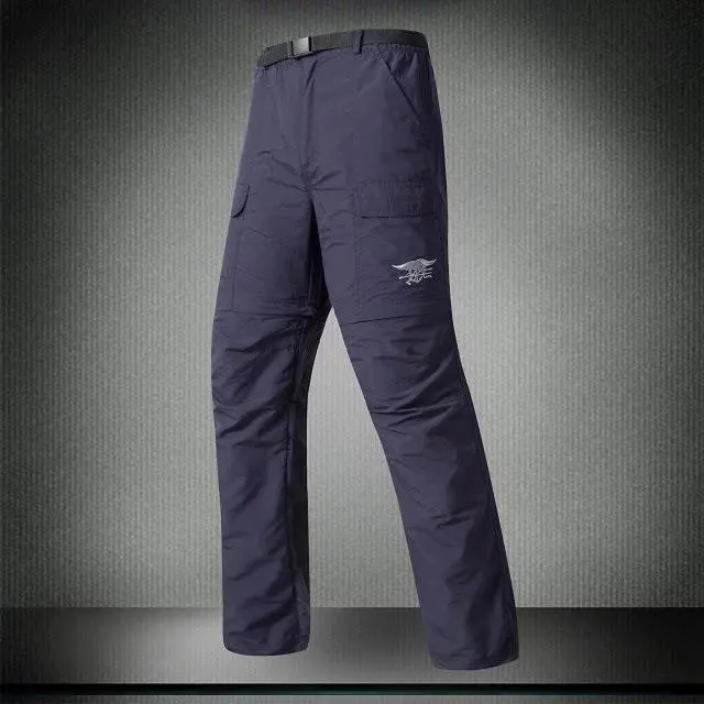 Quick Dry Detachable Cargo Pants   Belt