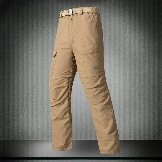 Quick Dry Detachable Cargo Pants   Belt