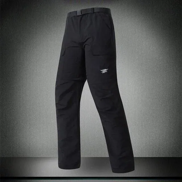 Quick Dry Detachable Cargo Pants   Belt