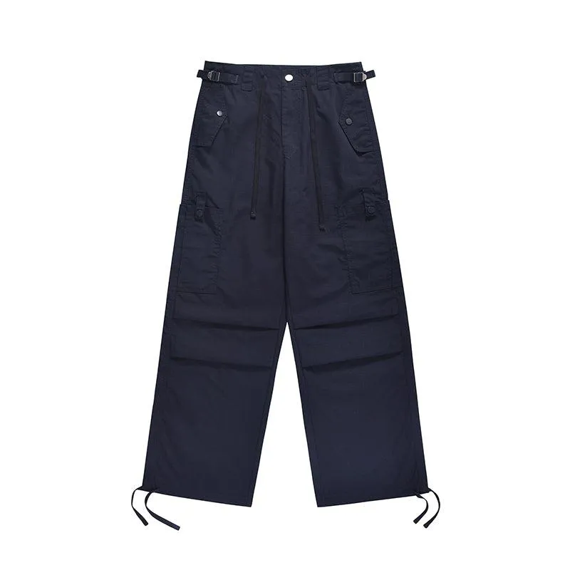 Quick Dry Nylon Drawstring Cargo Pants
