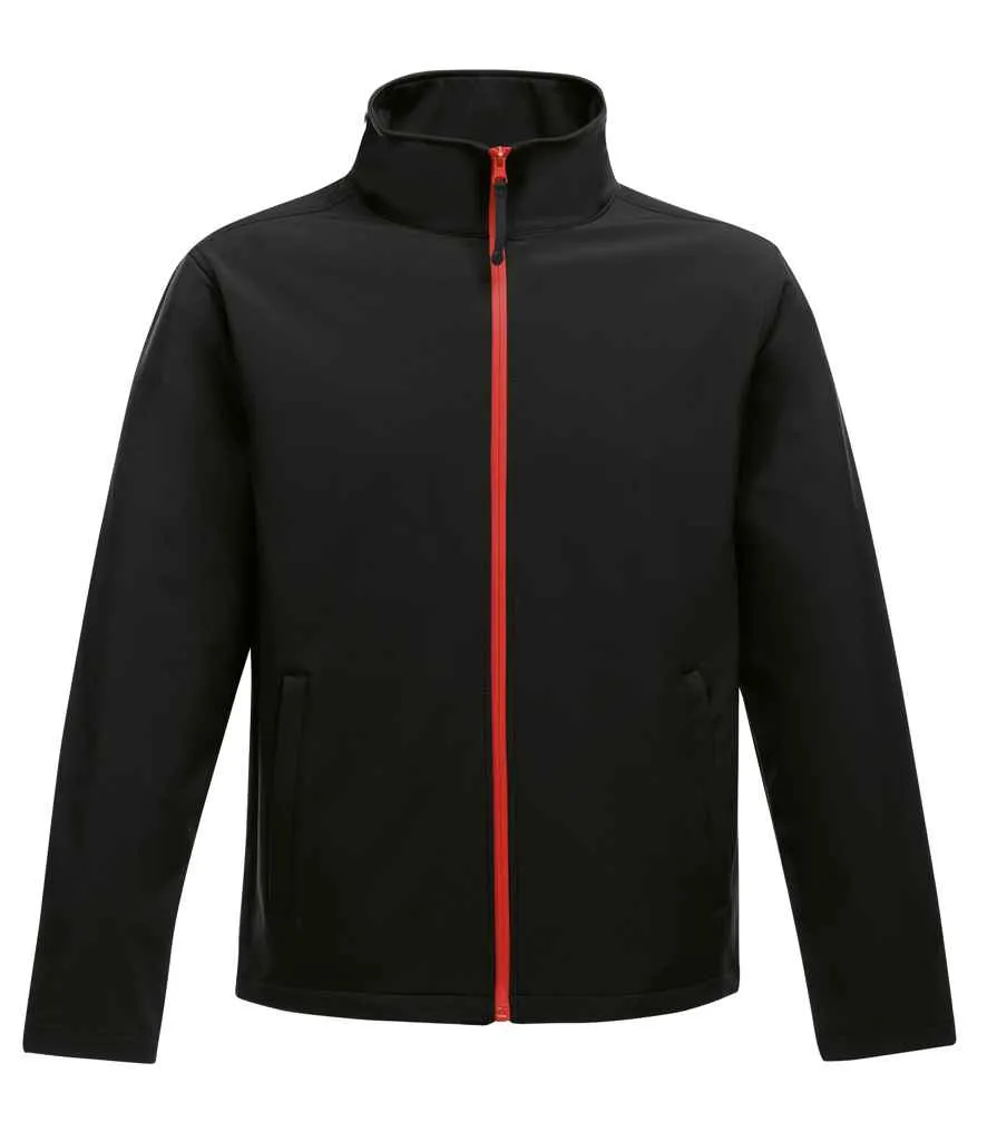Regatta Ablaze Printable Soft Shell Jacket | Black/Classic Red
