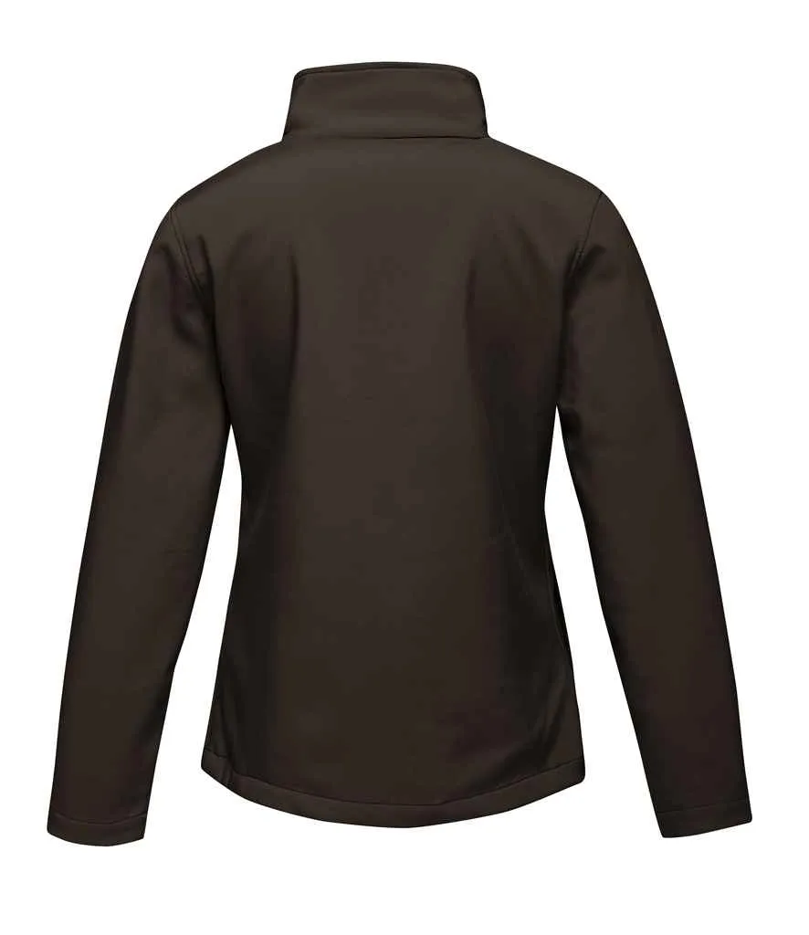 Regatta Ladies Ablaze Printable Soft Shell Jacket | Black/Black
