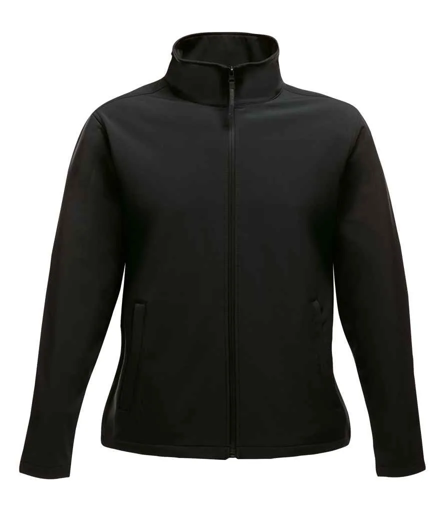 Regatta Ladies Ablaze Printable Soft Shell Jacket | Black/Black