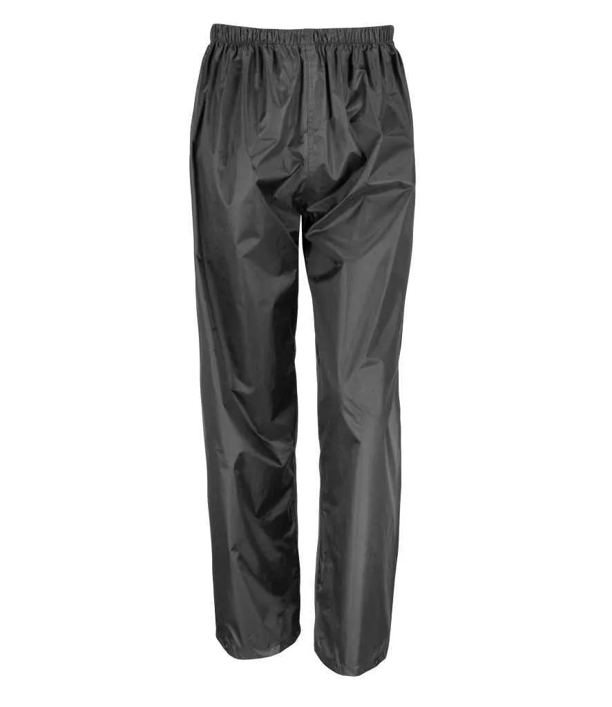 Result Core Waterproof Overtrousers | Black