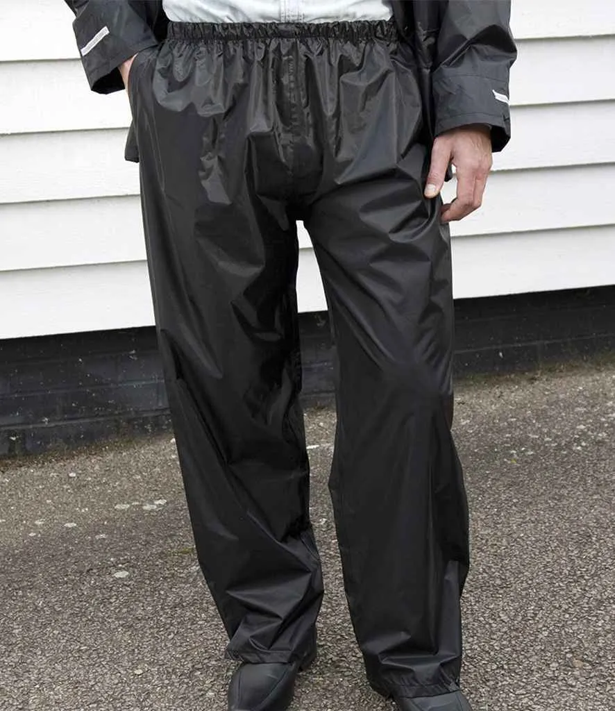 Result Core Waterproof Overtrousers | Black