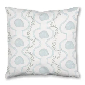 shell trelliss - Throw Pillow 20x20 OBZI