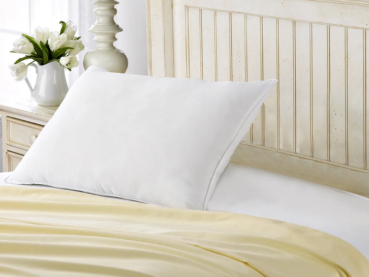 Single French Country 100% Cotton, 550 Fill Power Down Pillow / Standard Size