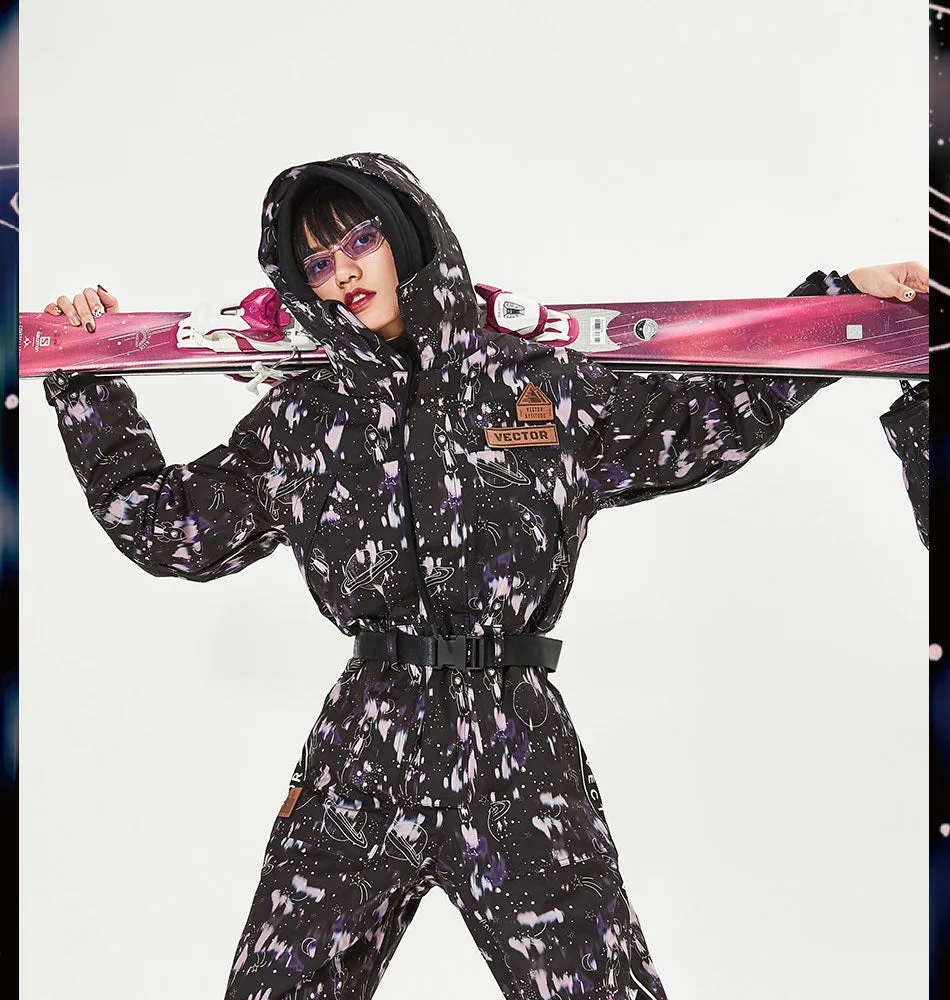 Ski Pants Straight Full Overalls Winter Warm Windproof Waterproof Outdoor Sports