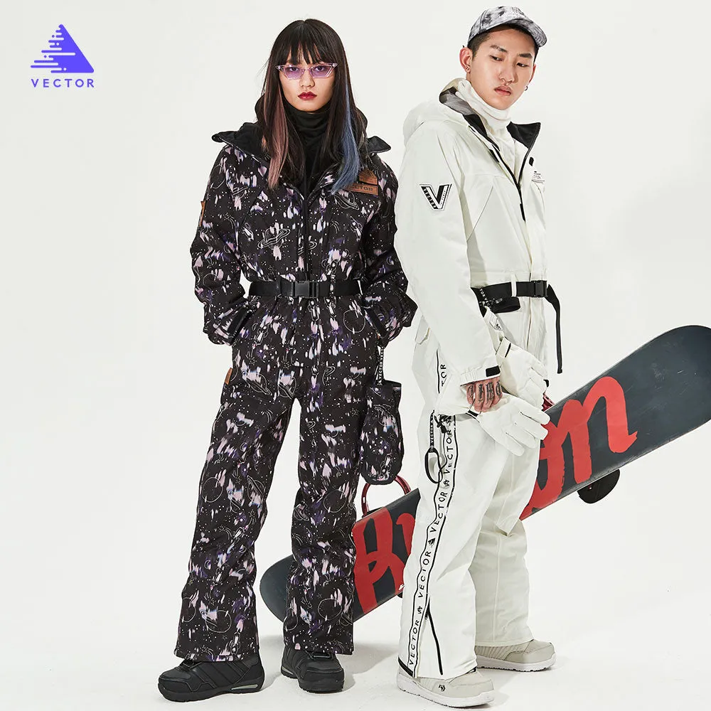 Ski Pants Straight Full Overalls Winter Warm Windproof Waterproof Outdoor Sports