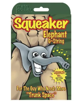 Squeaker Elephant G-String Assorted