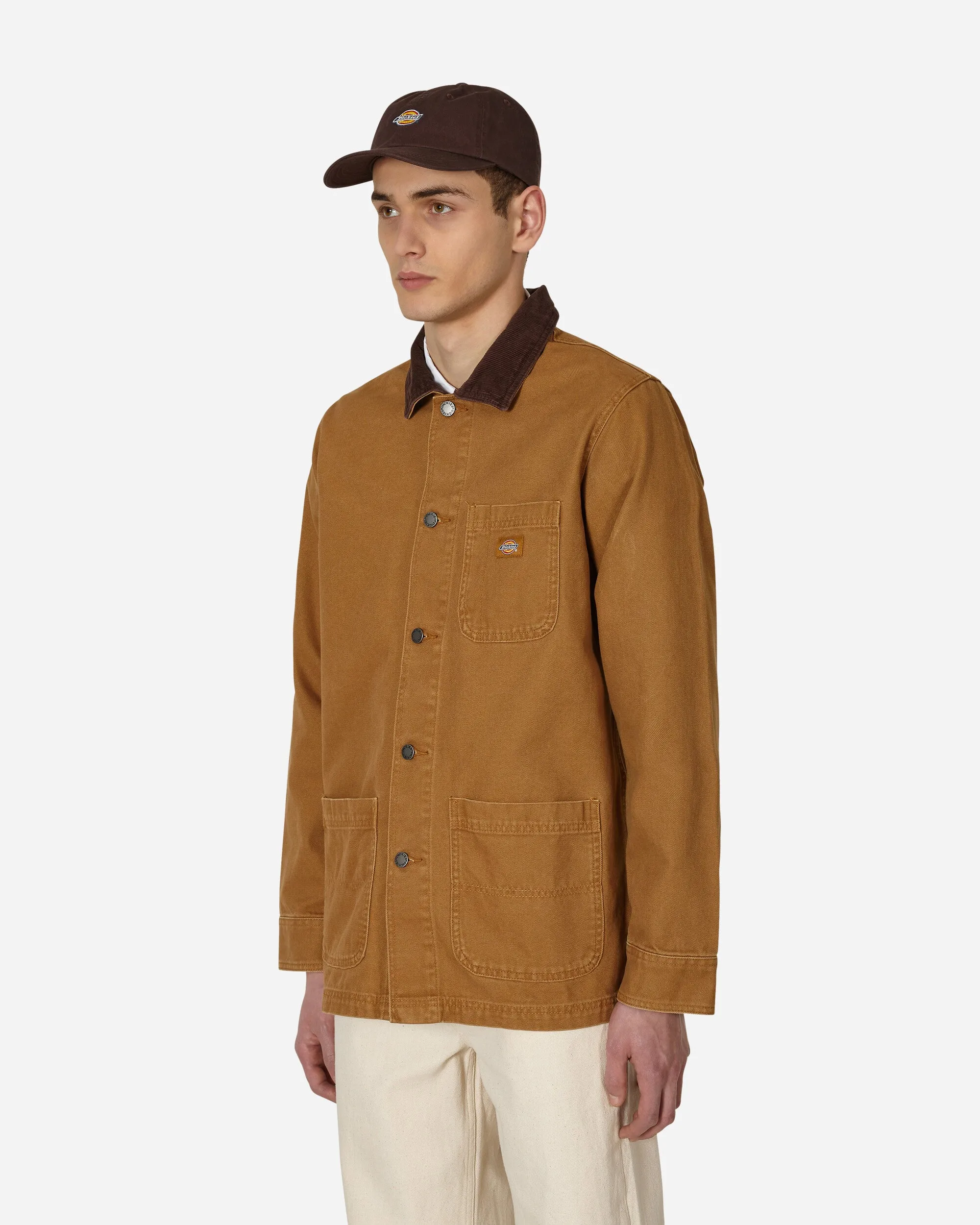 Stonewashed Duck Unlined Chore Coat Brown