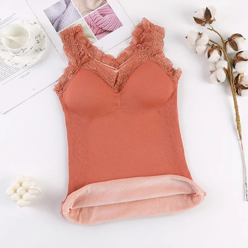 Thermal Underwear Plus size Vest Thermo Lingerie Woman Winter Clothing Warm Top Inner Wear Thermo Shirt Undershirt Intimate