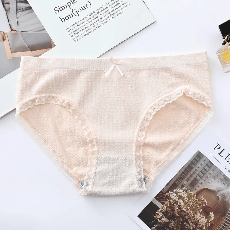 Women High Elastic Seamless Breathable Panty 3Pcs Assorted - XF339