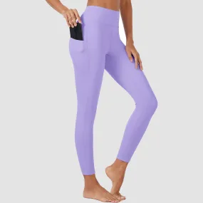 Women's High Waisted Workout Leggings with Pockets Tummy Control 7/8 Yoga Pants Stretch Gym Athletic Leggings